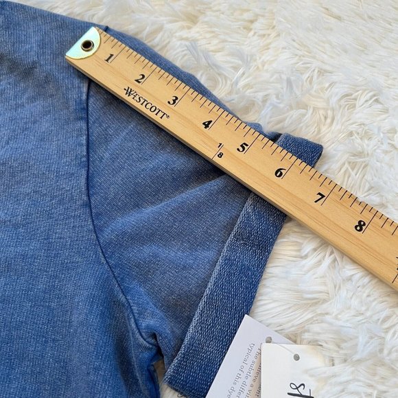 Style Co Womens Dress Small Blue Autumn Lounge Lace Up Coastal Cowgirl Boho13971 - Picture 6 of 12